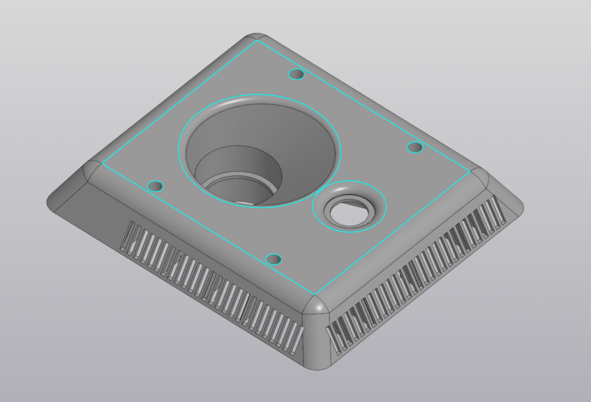 3D модель Лицевая часть для противотока Kripsol Calipso