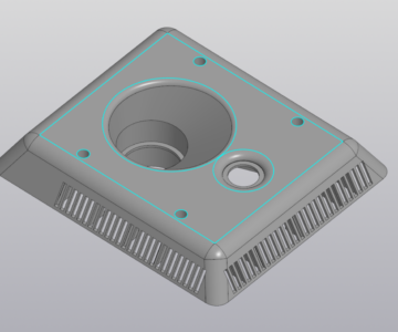 3D модель Лицевая часть для противотока Kripsol Calipso