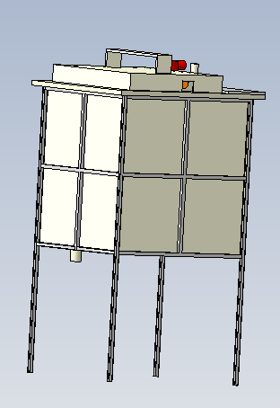 3D модель Гальваническая ванна 700х700х1200