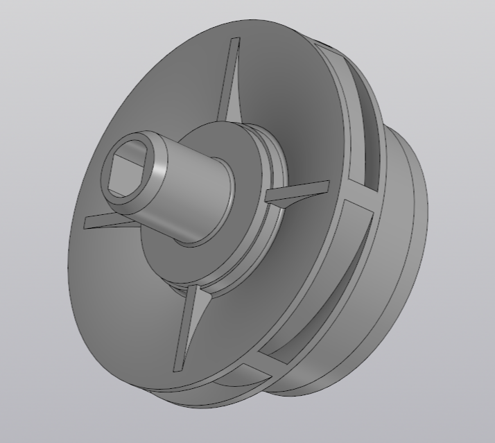 3D модель Крыльчатка насоса Kripsol KA-250, KAP-25