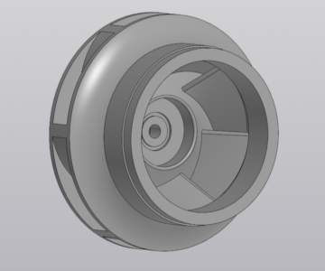 3D модель Крыльчатка насоса Kripsol KA-250, KAP-25