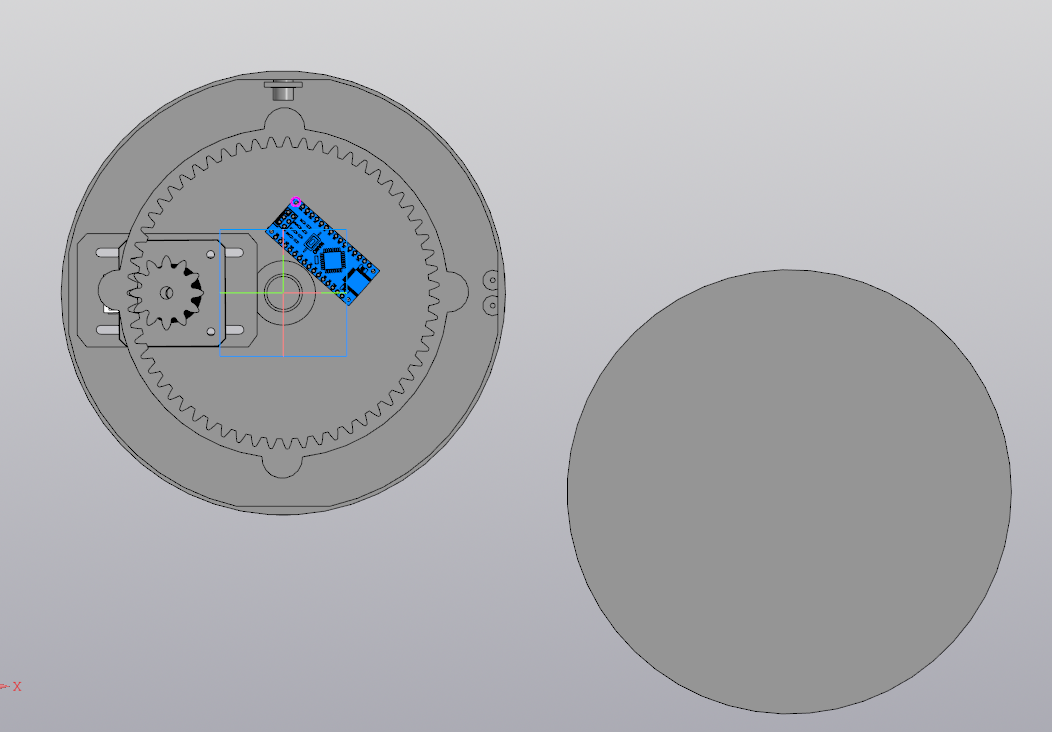 3D модель Поворотный стол АРДУИНО