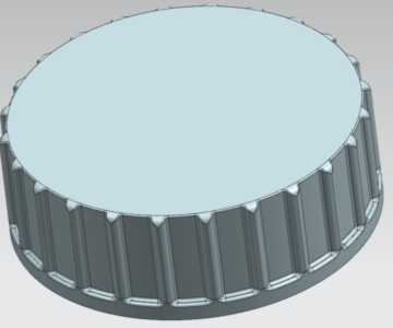 3D модель Аналог крышки маслобака генератора Kaeser 8.6985.30040