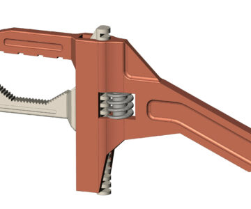 3D модель Сантехнический ключ  6-75 мм