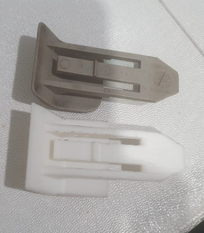 Чертеж Фиксатор-защёлка на Рено Меган 2