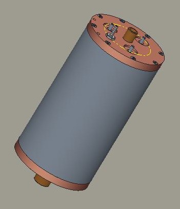 3D модель Бачок парообразования электродного типа для применения в тепловых парогенераторах