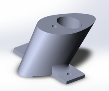 3D модель Опора спойлера Nissan Laurel C35