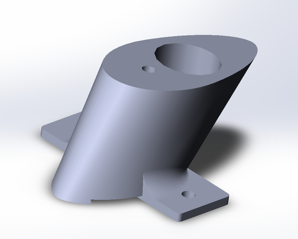 3D модель Опора спойлера Nissan Laurel C35