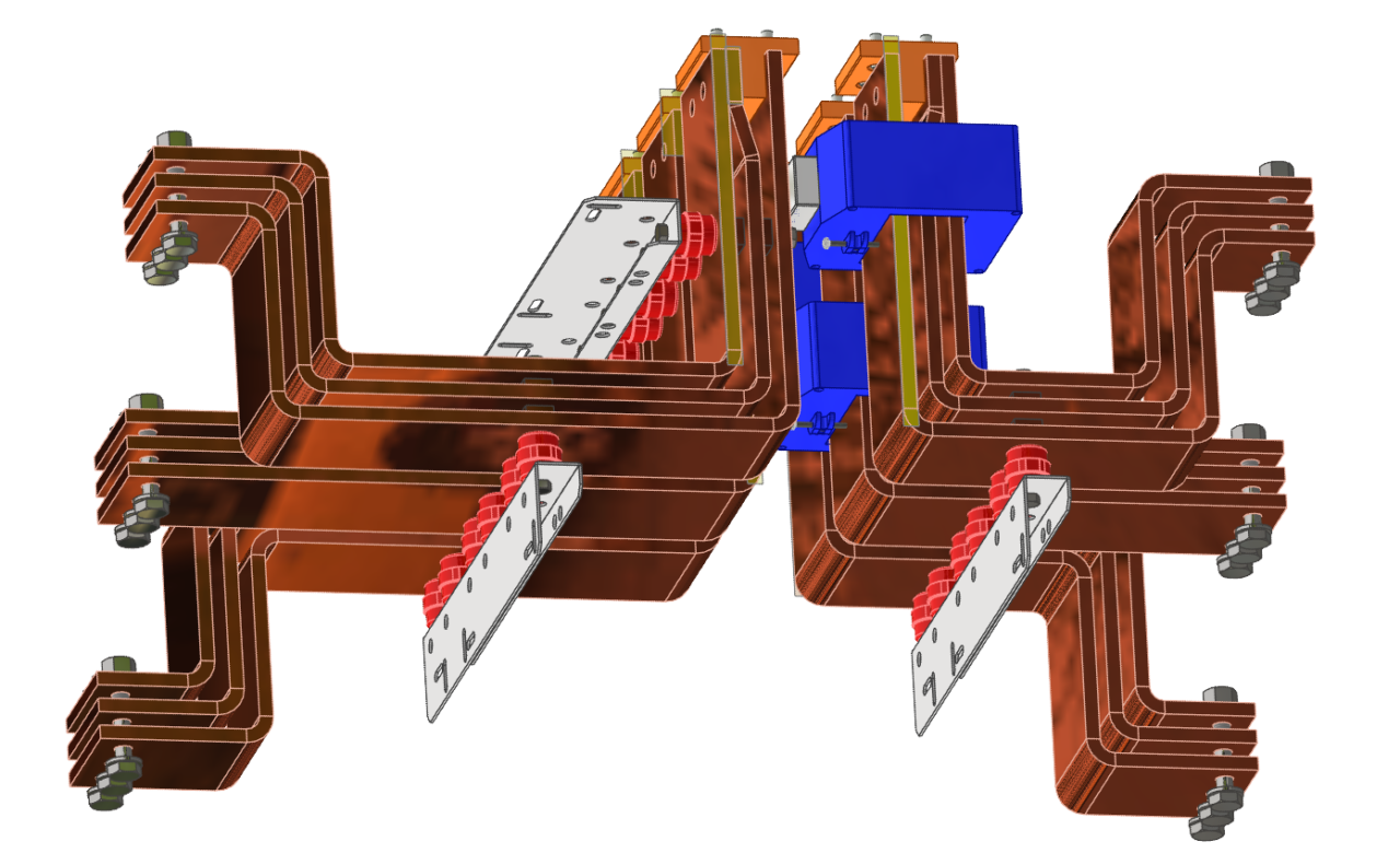 3D модель Ошиновка в системе ABB System pro E power