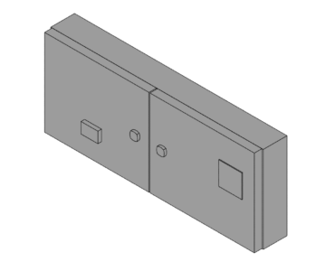 3D модель Щит навесной электротехнический Eaton Memshield 3