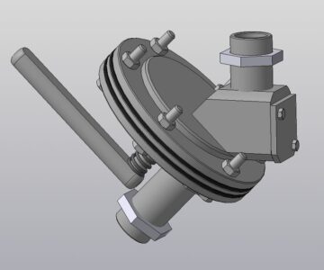 3D модель Шиберный затвор