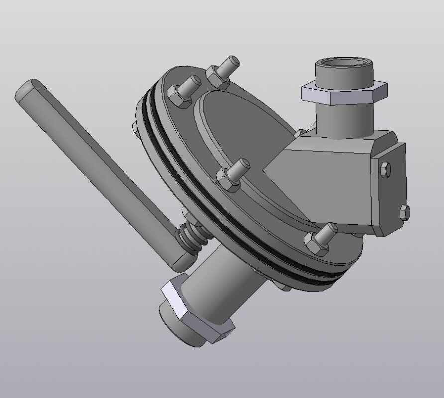 3D модель Шиберный затвор