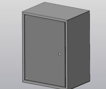 3D модель Параметрическая модель электроящика