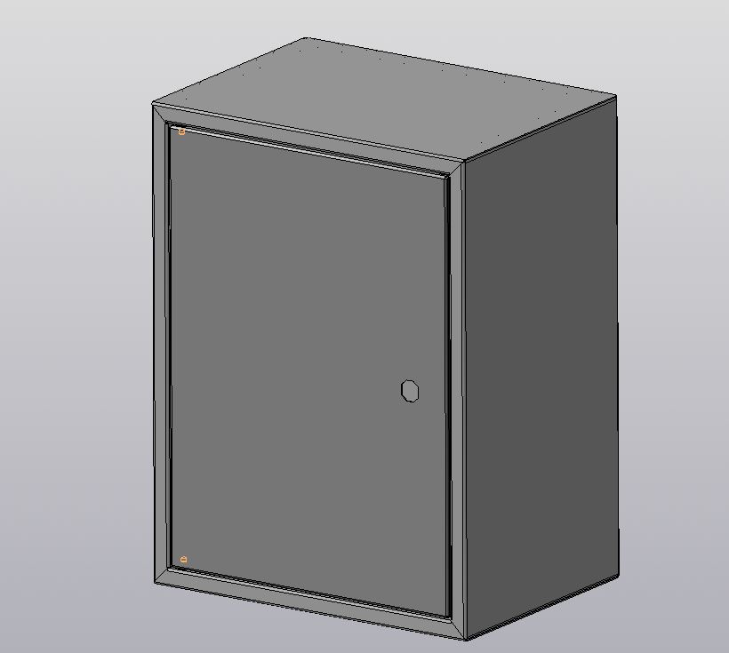 3D модель Параметрическая модель электроящика