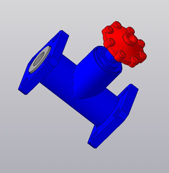 3D модель Затвор для дроби для абразивоструйного аппарата