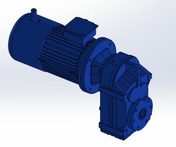 3D модель 3D модели цилиндрических мотор-редукторов серии FA