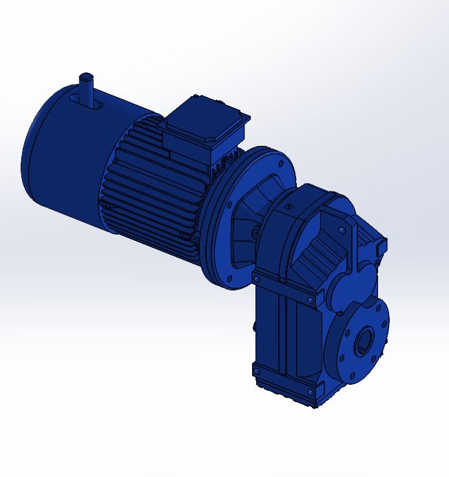 3D модель 3D модели цилиндрических мотор-редукторов серии FA