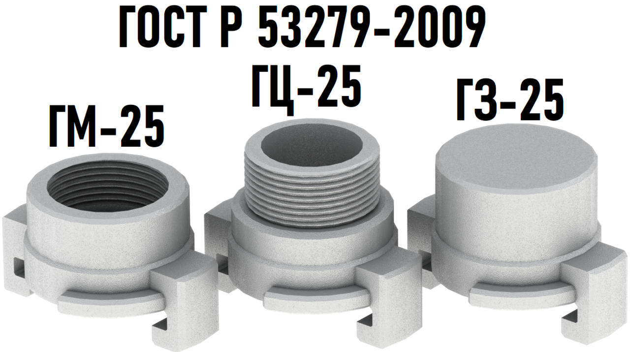 3D модель Головки пожарные Ду-25