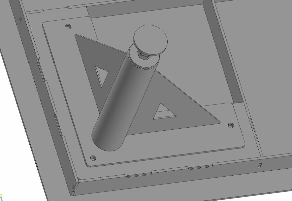 3D модель Стол сварочный - слесарный 1500х1500х500 с регулируемыми ножками