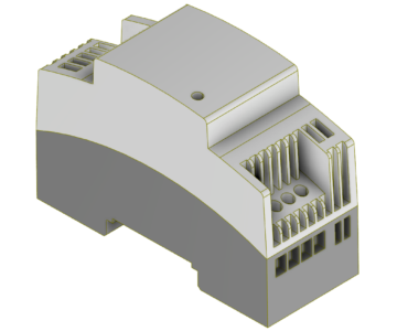3D модель Блок питания для промышленной системы Digiware от ABB