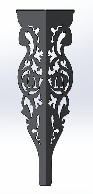 3D модель Ножки для столов декоративные