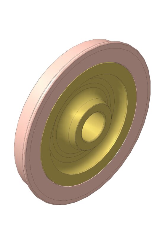 3D модель Колесо подрессореное 630.0.01.03.01.00