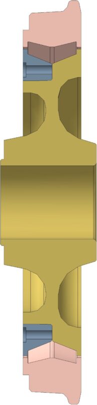 3D модель Колесо подрессореное 630.0.01.03.01.00