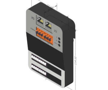 3D модель Модуль-карта обработки и передачи данных Eaton Exertherm-800208