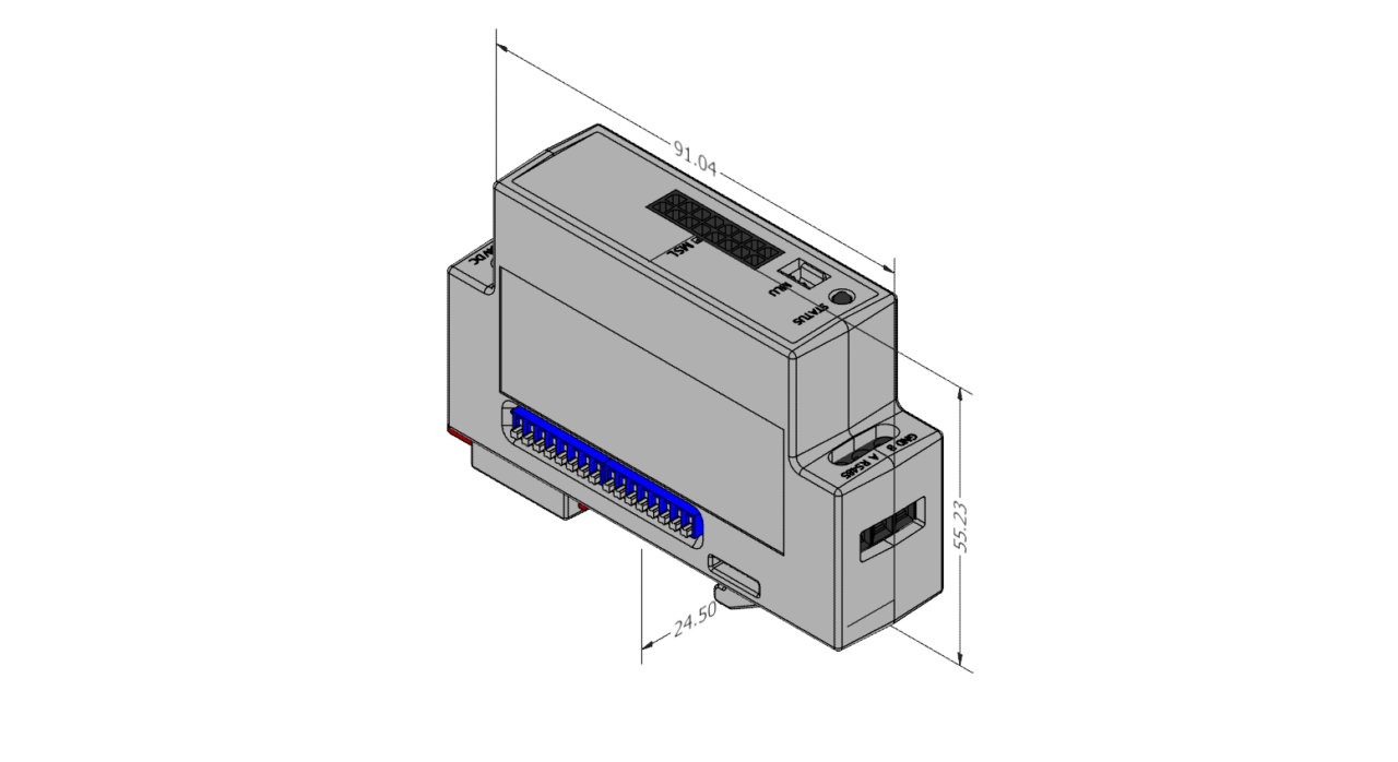 3D модель Аппаратный модуль Eaton Exertherm-810090