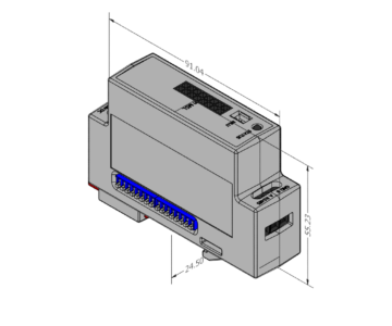 3D модель Аппаратный модуль Eaton Exertherm-810090