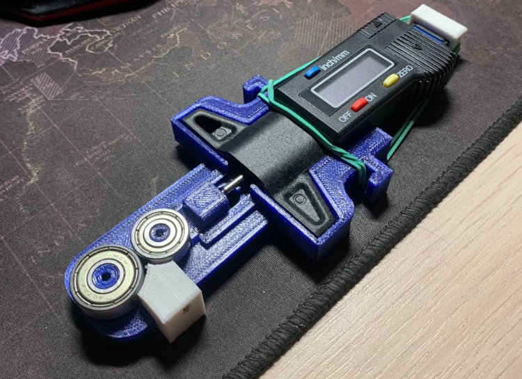 3D модель Измеритель толщины pet ленты и филамента