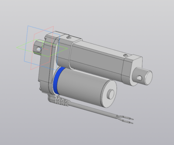 3D модель Актуатор линейный CAHB-10-A5A-050-AAAA0A-000