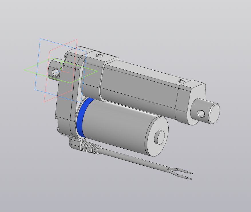 3D модель Актуатор линейный CAHB-10-A5A-050-AAAA0A-000