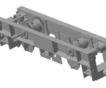 3D модель Концевая балка подвесного крана 3,2т.