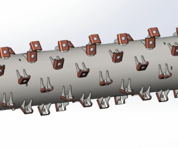 Чертеж Барабан ускоритель CLAAS LEXION 734273.2