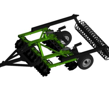 3D модель Борона дисковая прицепная БДМ-2,6х2Н