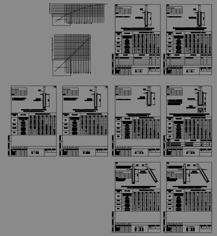 Чертеж Закрепление в грунте опор типа СВ