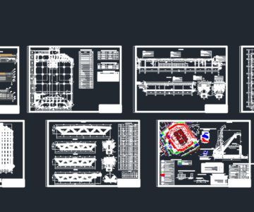 Чертеж Проект торгового центра в г. Балашиха Московской области