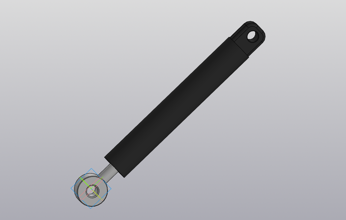 3D модель Цилиндр гидравлический ЦС 40.25.200.390(шс 20)