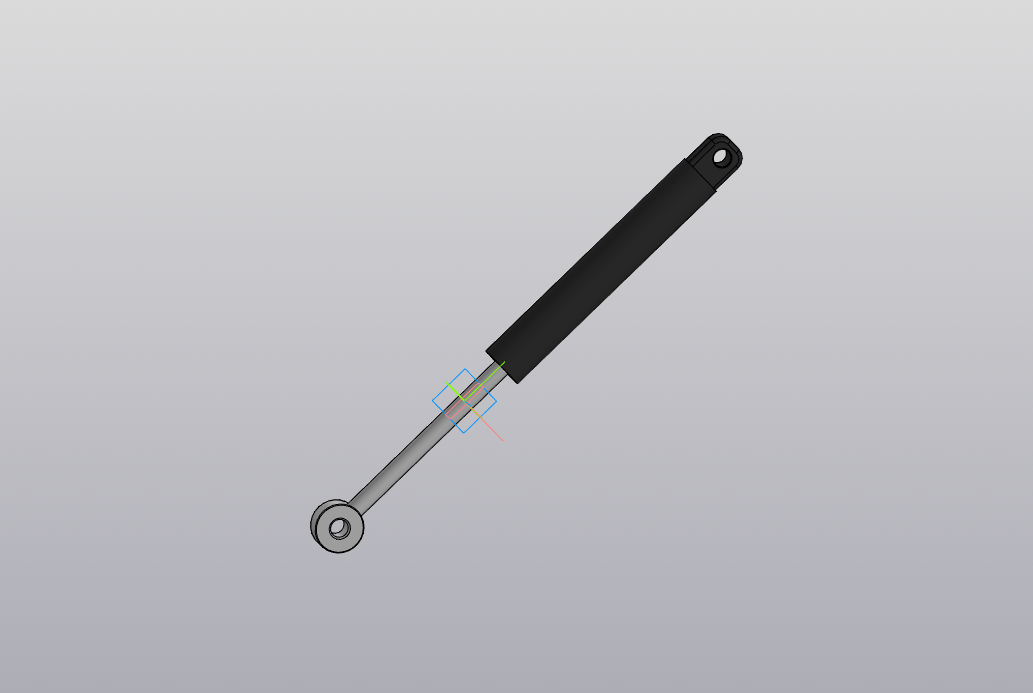 3D модель Цилиндр гидравлический ЦС 40.25.200.390(шс 20)