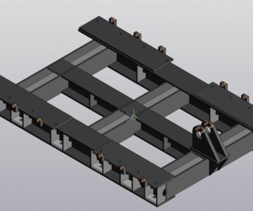 3D модель Рама разматывателя моталки