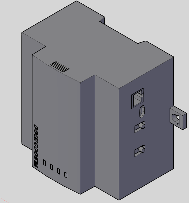 3D модель Устройство Socomec модель M-50