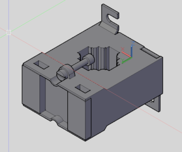 Чертеж Измерительный трансформатор тока MBS ASK 31.3, 50/5 А