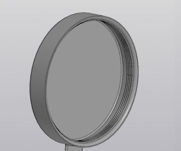 Чертеж Заглушка на фару Pegeot 5008