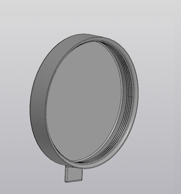 Чертеж Заглушка на фару Pegeot 5008