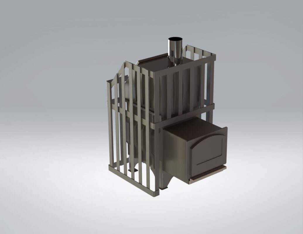 3D модель Печь банная 24м3