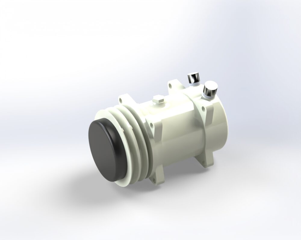 3D модель Компрессор кондиционера SD7H15