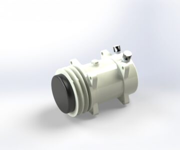 3D модель Компрессор кондиционера SD7H15