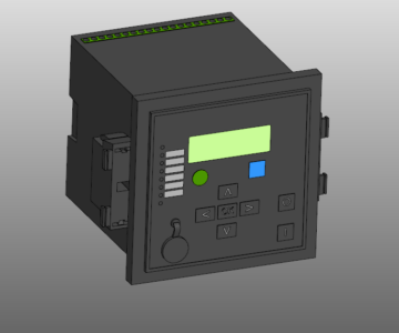 3D модель Релейное устройство защиты PowerLogic P1F