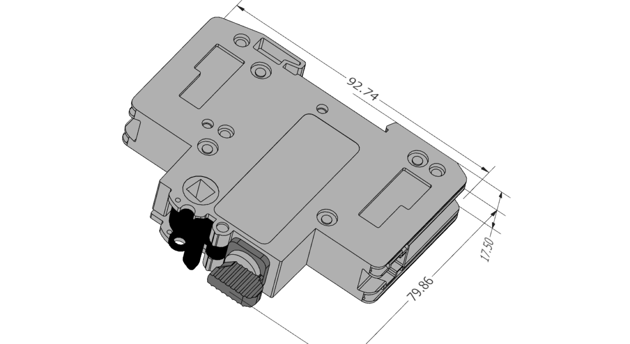 3D модель Разъединитель  Eaton Bussmann-CCP2-1-30M